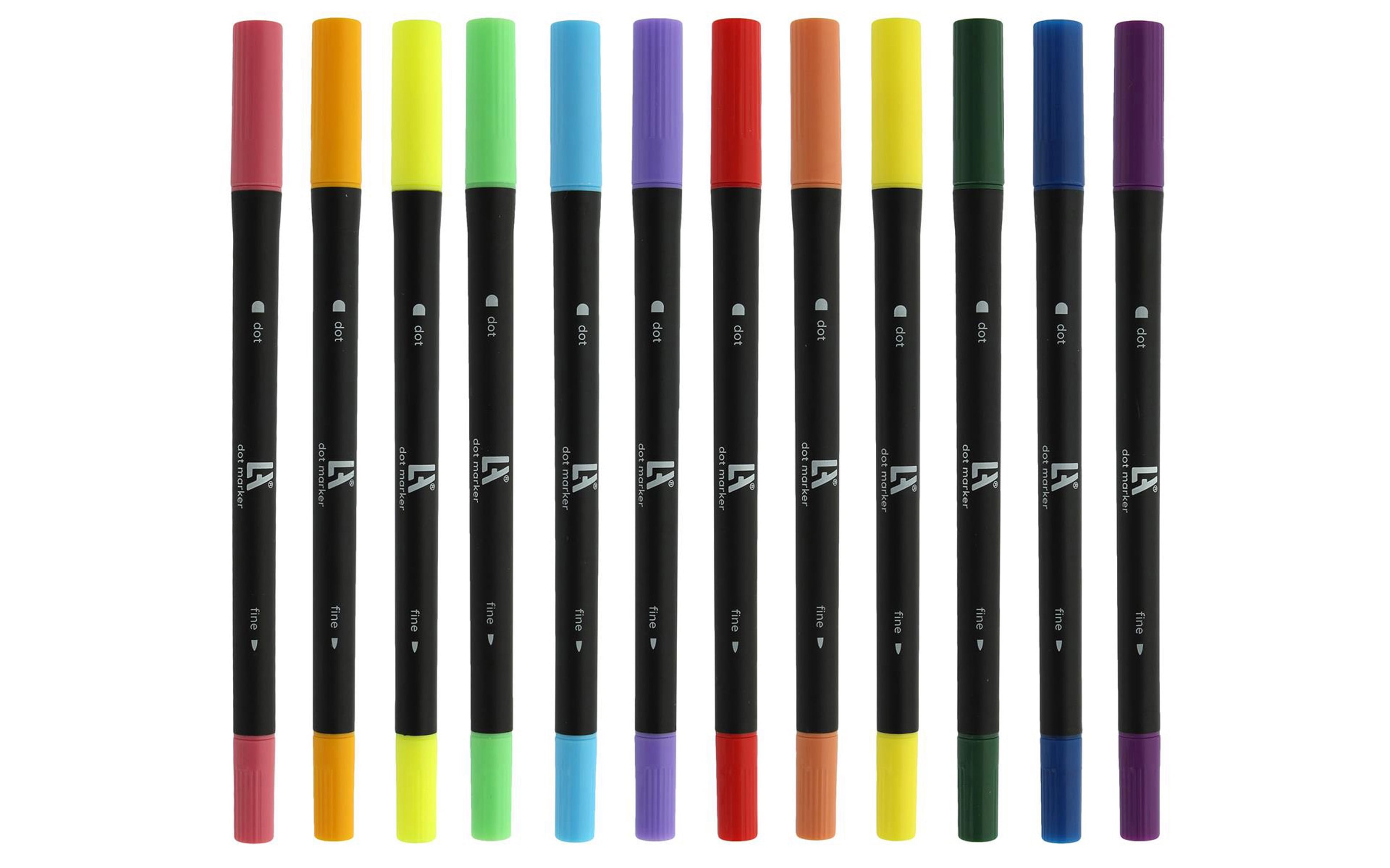 Leisure Arts Dot Art Calendar 12x12 Set With Markers - 028906528015