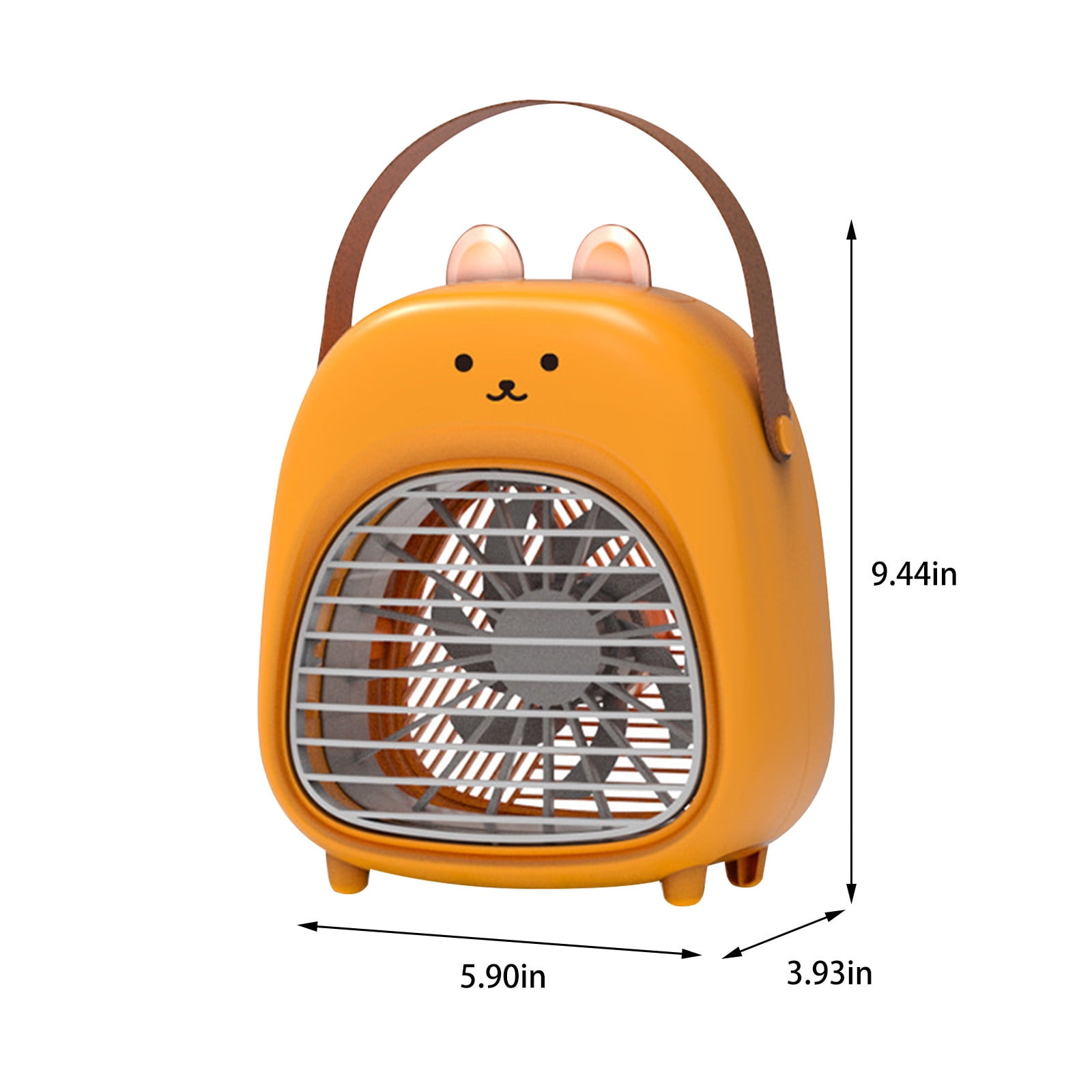 PHIGZNT Portable Air Conditioners, Portable AC Unit Evaporative Air Cooler 180°Auto Rotation, 3 Wind Speeds, 2-4H Timer, Personal Mini Cooling Fan for Home Room Bedroom Office Camping