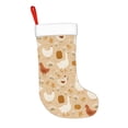 thumbnail image 2 of Salouo Autumn and Thanksgiving Print Christmas Stockings,Large Xmas Stocking Set of 1 Holiday and Farmhouse Stocking for Christmas Holiday Party Decoration(17.7*11 Inch), 2 of 7