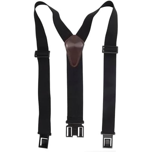 Men's Belt Clip Stretch Suspenders – Adjustable Fit for Work or Casual Wear