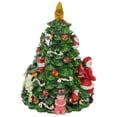 thumbnail image 5 of Northlight Boîte à Musique Rotative Arbre de Noël avec Père Noël - 5,5 Pouces, 5 of 5