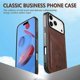 thumbnail image 5 of AZNS K1 Series For iPhone 17 Pro Max Case Calf Texture Anti-Drop PU + TPU Phone Cover - Coffee, 5 of 5