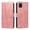 Rose Gold, variant on Flip Case for Samsung Galaxy Note 10 Lite, 360 Degree Protection Shockproof PU Leather Wallet Phone Cover, Kickstand and 3 Card Slots, Rose Gold
