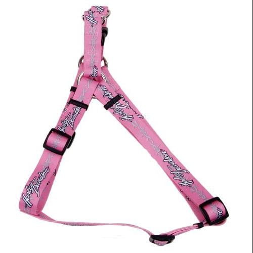 HarleyDavidson Dog Harness Barb Wire XSM 3/8" Pink XSM 3/8" x 12"18