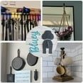 thumbnail image 7 of 15 Pieces Coat Hooks Wall Mounted - Heavy Duty Metal Single Prong Robe Hanger Rustproof Wall Hooks for Towel Hat Key Bag on Bathroom, Kitchen, Livingroom Organiser Installation, 7 of 7