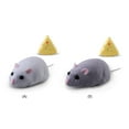 thumbnail image 2 of POINTERTECK Jouet Interactif de Souris en Peluche Sans Fil Électronique RC Rat (Blanc Gris), 2 of 9