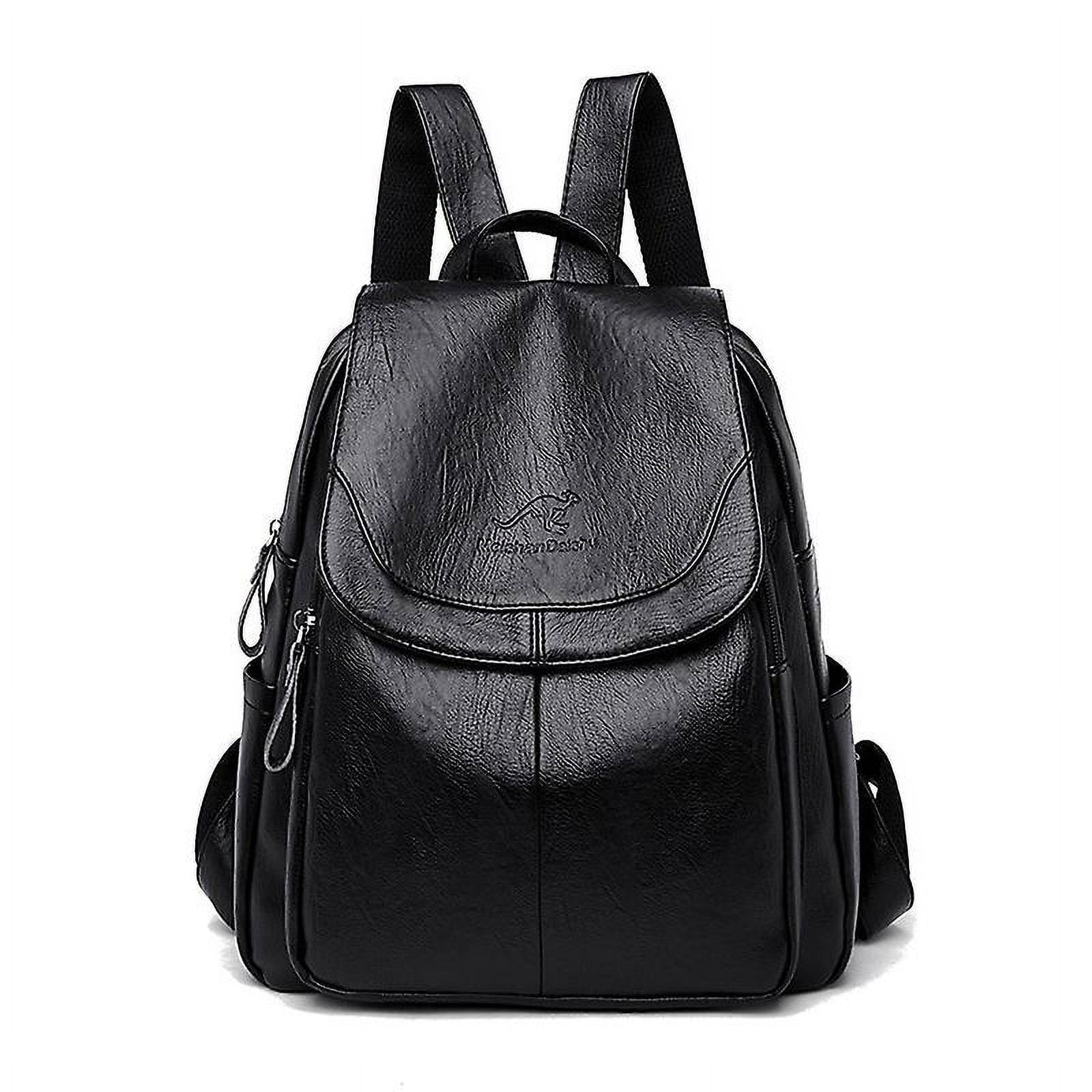 2023 Luxury Brand Women Backpack High Quality Leather Backpacks Travel Backpack Fashion School Bags For Girls Mochila Feminina Walmart