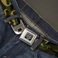 thumbnail image 2 of Buckle-Down Belt, Seatbelt Buckle Belt, Camostache, 34 to 52 Inches, 2 of 9