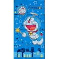 thumbnail image 1 of Excited Doraemon Blue Colored Beach/Bath Towel, 1 of 1