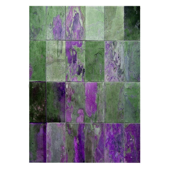 3dRose, Purple Rusted Tile, 22x30 Bath Hand Pool Towel