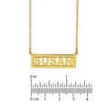 thumbnail image 2 of Personalized Block Name Necklace with 2mm Border, 2 of 3