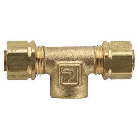 1 4 Compression x 1 8 FNPT Brass Branch Tee 10PK PARKER