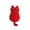 Red, variant on huayou Yellow Round Belly Cat Plush Accessory, Embroidered Whisker Big Eye Pattern with Built In Squeaky Core, Decoration, for Cat Indoor Molar Self Play