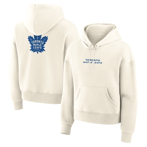 Women's Fanatics Cream Toronto Maple Leafs Neutral Zone Legacy Hoodie