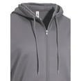 thumbnail image 2 of Expert Brand Men's Full Zip Hoodie Pullover Sweater, Steel, Large, 2 of 4