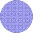 thumbnail image 1 of Ahgly Company Machine Washable Indoor Square Transitional Light Slate Blue Area Rugs, 3' Square, 1 of 7
