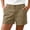 A Khaki, variant on Women's Athletic Running Shorts Plus Size Shorts Womens Shorts With Pockets Button High Waisted Above The Knee Shorts Summer Wide Leg Beach Short Khaki L