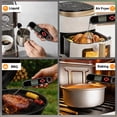 thumbnail image 6 of AGCAN Digital Meat Thermometer, Instant Read Meat Thermometer with Countdown and Timing Functions, Food Thermometer for Cooking, BBQ, Grilling, Baking, Gifts for Him Dad, 6 of 10