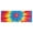 Colorful Rainbow Tie, variant on Colorful Galaxy Pattern Kitchen Rug Mat,Kitchen Runner Rugs Non Skid Washable,Decorative Kitchen Floor Mats for Kitchen,Sink,Laundry,17"X47"