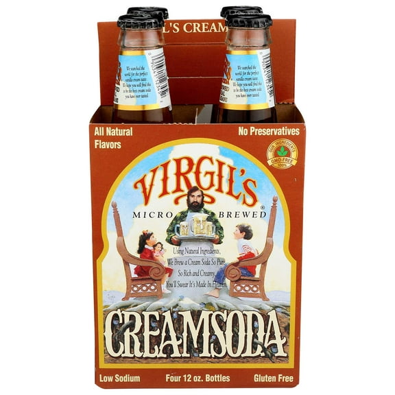 Virgil's Vanilla Cream Soda, 12 ounce -- 24 per case