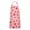 Red Strawberry Plants-3, variant on Red Strawberry Plants Fruit White Pattern Apron-Garden Aprons for Women with Pockets-Cotton Linen Waterproof Kitchen Cooking Gardening Aprons Adjustable for Kitchen,Cooking,BBQ and Salon 33x27 Inch