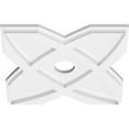 thumbnail image 2 of 12"OD x 2"ID x 4"C x 1"P Titus Architectural Grade PVC Contemporary Ceiling Medallion, 2 of 11