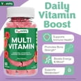thumbnail image 3 of Multi Vitamin for Adults, Raspberry Flavor, 60 Jelly Vitamins, YumV's, 3 of 8