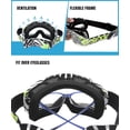 thumbnail image 4 of Motorcycle Goggle ATV Dirt Bike Off Road Racing Motocross Goggles for Men,Women, Adults, 4 of 6