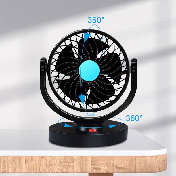 Fiudx Ofertas relámpago Ventilador de coche Ventilador eléctrico de alta potencia para coche Minivan Radiador frío