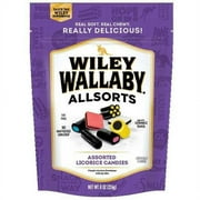 Wiley Wallaby Allsorts Licorice, 8 Ounce -- 10 per case
