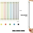 thumbnail image 4 of Small Bungee Cords with Hooks 36 Pack, Adjustable Rubber Elastic Cords for Luggage Roof Rack Hanging Outdoor, 4 of 6