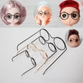 thumbnail image 4 of Marco de gafas para muñeca confusa ob11 con forma de cerdo nudo | Gafas de muñeca con colgante | Juguete de muñeca de arcilla confusa, 4 of 6