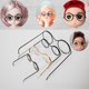 thumbnail image 4 of Marco de gafas para muñeca confusa ob11 con forma de cerdo nudo | Gafas de muñeca con colgante | Juguete de muñeca de arcilla confusa, 4 of 6