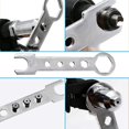 thumbnail image 2 of Adaptateur de Pistolet Rivetteur Électrique Adaptateur de Perceuse Riveteur Outil avec Diamètre Tête Rivet et Clé à Molette Noire, 2 of 5