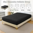 thumbnail image 4 of Grid Ultrasonic Waterproof Mattress Protector - Queen Size  Noiseless  Hypoallergenic & Breathable  Fitted Sheet Style​, 4 of 6