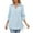 Blue, variant on Blmnix Vacation Fashion Womens Dressy Tops Plain Tunic Black Hiking Shirts Women Long Sleeve V-Neck Blouses