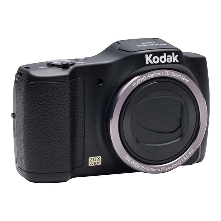 Kodak PIXPRO FZ201 16.2 Megapixel Compact Camera, Black - Walmart.com