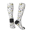 thumbnail image 4 of Fotbe Dachshund Dog Puppy print Women's Men's Novelty Crew Socks Cotton Socks Knee High Socks for Walking,Running,Nurses,Pregnancy, 4 of 9