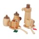 thumbnail image 2 of Juego de juguetes de té de , fiesta de té, juego de roles, cocina de cocina juego de té de madera de juguete para niñas para niños regalo de, 2 of 9