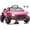 Pink, variant on Licensed Volkswagen Beetle Ride-On Electric Car, 12V 4-Wheel Vehicle with Remote Control, LED Lights, USB, Music, Horn, Soft Start, 66 lbs