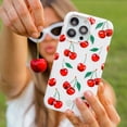 thumbnail image 2 of Velvet Caviar Back Cover Cell Phone Case for Apple iPhone 15 Plus, Mon Cheri Cherry, 2 of 10