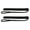 Black w/ Reflective Tracer, variant on Extreme Max 3006.2603 BoatTector 3/8" x 6' Premium Double Braid Nylon Fender Line - Pair, Black with Reflective Tracer