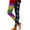 Pink, variant on Fvwitlyh Pantoufles Pour Femmes Ladies High Waisted Lifting Black & White Flower Digital Printed Skinny Breathable Sports Yoga Bottom Pants Black,M