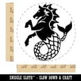 thumbnail image 2 of Hippocampus Mythological Sea Horse Self-Inking Rubber Stamp Ink Stamper - Blue Ink - Large 1-1/2 Inch, 2 of 7