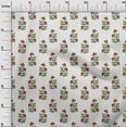 thumbnail image 2 of oneOone Viscose Jersey Fabric Leaves & Floral Block Print Fabric By Yard 60 Inch Wide, 2 of 5