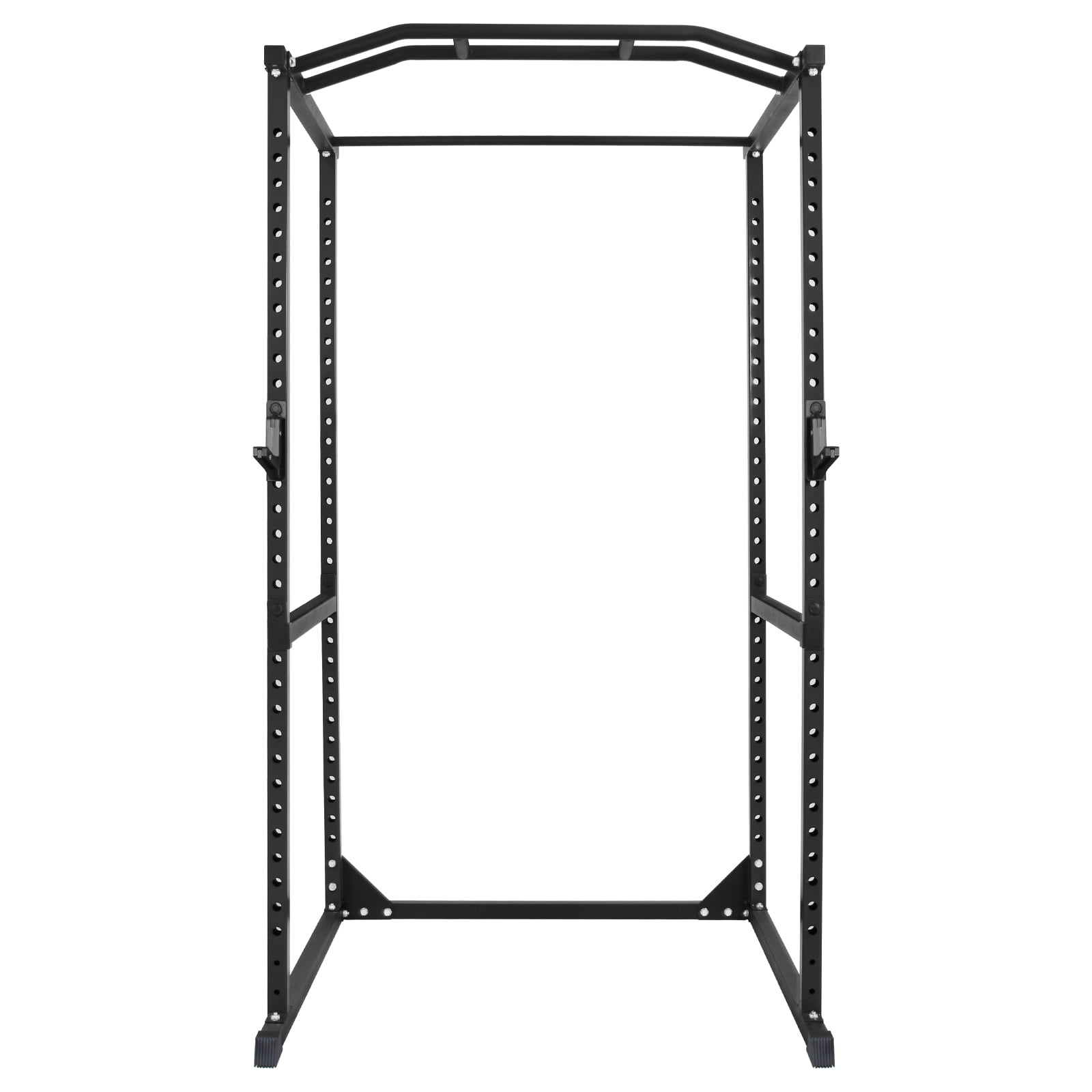 Multi-Function Power Cage Squat Rack with Adjustable Safety Bars, Pull Up Bar for Home Fitness Weight Training