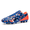 ORANGE/ROYAL BLUE, variant on DREAM PAIRS Men's Soccer Cleats Adult Football Shoes Lace-Up Firm Groud Athletic Outdoor Trainning Soccer Shoes