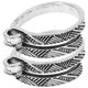 thumbnail image 1 of EeaseMX 2 anillos de bucle para tejer, anillo guía para tejer a ganchillo, herramienta para enrollar hilo, 1 of 7