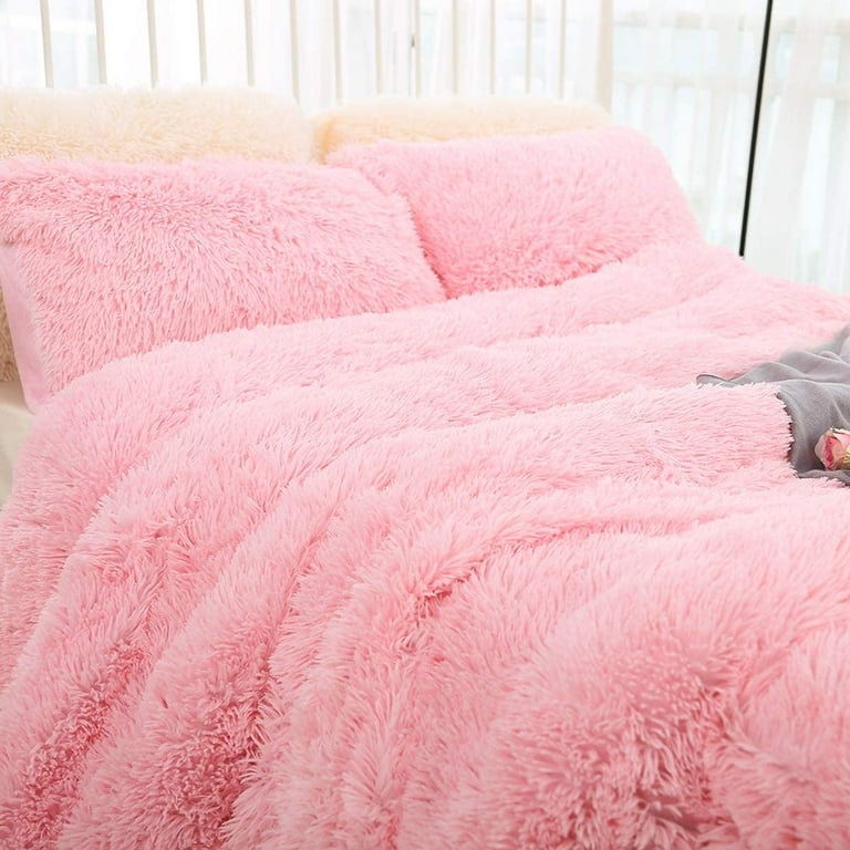 Lochas Super Soft Shaggy Faux Blanket Plush Fuzzy Bed Throw