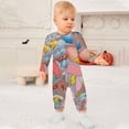 thumbnail image 3 of Dumbo Baby Romper Jumpsuits, Long Sleeve Footless One-Piece Outfits for Boys Girls, 3 of 8